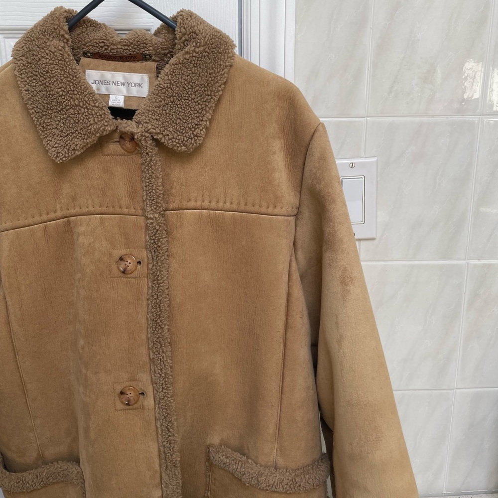 Jones New York Vintage Sherpa Jacket